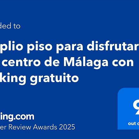 Amplio y luminoso piso para disfrutar del centro de Málaga Esterno foto